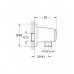 GROHE Movario fali csatalkozó könyök, 1/2" 28405000