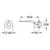 GROHE pneumatikus működtetés, króm 37060000