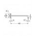 GROHE Rainshower zuhanykar, 422 mm, hold fehér/króm 26146LS0