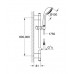 GROHE Relaxa 100 Five rudas zuhanyszett, króm 28964001