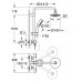 GROHE Tempesta Cosmopolitan 160 termosztátos zuhanyszett, króm 27922000