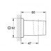 GROHE Allure Brilliant fali kézizuhany tartó, króm 27706000