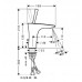 HANSGROHE Puravida egykaros mosdócsaptelep, króm 15074000