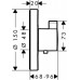 HANSGROHE ShowerSelect S termosztát HighFlow falsík alatti szereléshez, króm 15741000