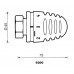 HERZ termosztátfej egyenes felhasítással, M 28 x 1,5 1920003