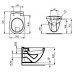 IDEAL Standard Eurovit síköblítésű fali WC, fehér V340301
