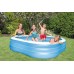 INTEX Beach Wave Swim Center Pool Felfújható medence, 229 x 229 x 56 cm 57495NP