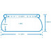 KIÁRUSÍTÁS INTEX Easy Set medence papírszűrős vízforgatóval 396 x 84 cm 28142NP