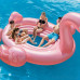 INTEX Flamingo Party Island felfújható flamingó matrac 358 x 315 x 163 cm 57297EU