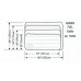 INTEX DOWNY AIRBED COT SIZE Felfújható ágy beépített lábpumpával 76 x 191 cm 66950