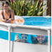 INTEX Prism Frame Premium Pools Clearview fémvázas medence szett, 427 x 107 cm 26722NP