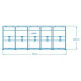INTEX Graphite Panel Pool Set Medence homokszűrővel  478 x 124 cm , 28382GN