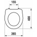 Jika Lyra Plus WC-ülőke, termoplast, műanyag zsanérral H8933830000001