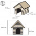 KETER DOG HOUSE kutyaól 95 x 99 x 99 cm 221088 (17360369)