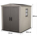KIÁRUSÍTÁS KETER FACTOR 6x6 kerti ház 178×195,5×208 cm – SÉRÜLT