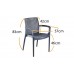 KETER BALI MONO műanyag kartámaszos kerti szék, grafit 206056 (17190206)