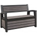 KETER HUDSON STORAGE BENCH 227L Kerti tároló és pad 139 x 63,5 x 88 cm, barna 235687