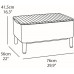 KETER SALEMO 3 SEATER műrattan kerti bútor szett, grafit 238590 (17205990)