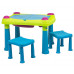 KETER CREATIVE PLAY TABLE műanyag kerti játszó asztal két székkel 231593 (17184184)