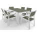 KETER HARMONY műanyag kerti asztal, fehér/cappuccino 230684 (17201231)
