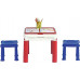 KETER CONSTRUCTABLE műanyag játék asztal, kék/piros/fehér 227497 (17201603)