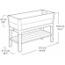 KETER DARWIN ELEVATED PRO 110L Virágláda, 113 x 47,5 x 79,8 cm, barna 255161 (17211713)
