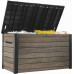 KETER DECOCOAT 870L Műanyag kerti láda, 147 x 83 x 86 cm, kőrisfa (17213847) 261796