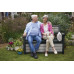 KETER DECO GARDEN BENCH 227L Kerti pad/tároló, 133x61x89 cm, sötétszürke (17213853) 261848