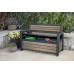 KETER DECO GARDEN BENCH 227L Kerti pad/tároló, 133 x 61 x 89 cm, kőris (17213853) 261850