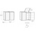 KETER HIDE AWAY 2x240L Kültéri szemetes tároló,138,1x84,3x121,2cm,szürke (17213790) 261887