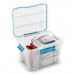 KIS SCUBA BOX XL 110L 73,5x44,5x46cm átlátszó /kék