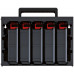KISTENBERG TAGER CASE szekrény öt rendszerezővel, 41,5 x 29 x 29 cm KTC30256S-S411