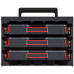 KISTENBERG TAGER CASE szekrény három rendszerezővel, 41,5 x 29 x 29 cm KTC40306B-S411