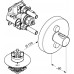 KLUDI Push falsík alatti termosztátos zuhanycsap, króm 388120538