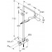 KLUDI Fizz Thermostat Dual Shower System zuhanyrendszer, króm 6709605-00