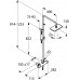 KLUDI A-Qa Thermostat Dual Shower System zuhanyrendszer, króm 4909505-00