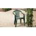 CURVER SICILIA kartámaszos műanyag kerti szék, sötétzöld 218045 (17180048)