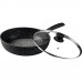 LAMART LT1142 Rock serpenyő fedővel, 28 cm 42002869