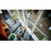 LEIFHEIT Dry&Clean ablaktisztító nyéllel és bemosóval (Click System) 51003