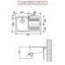 Franke Logica LLX 611/7 Rozsdamentes mosogató, 790 x 500 mm 101.0120.188