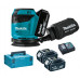 KIÁRUSÍTÁS Makita DBO180RTJ Akkus excentercsiszoló 123mm, Liion 18V/5,0Ah, Makpac HASZNÁLT