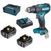 Makita DDF485RFJ akkus fúró-csavarbehajtó Li-ion LXT, 2x 18V/3,0 Ah, Makpac SZERVIZELT