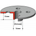 Makita 344364-5 Másolóidom RP0900/RP1800/RP2300 felsőmaróhoz, 16 mm, 16 x 14,5 x 13 mm