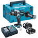 Makita DHP481RTJ ütvefúró-csavarbehajtó Li-ion 18V 2x 5,0 Ah aku, MAKPAC kofferberben