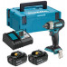 Makita DTW181RTJ Akkus ütvecsavarozó 1/2" Li-ion LXT (18V/2x5,0Ah) Makpac