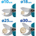 Makita DUP181Z Akkus metszőolló Li-ion LXT (30mm/18V/akku és töltő nélkül)