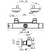 NOVASERVIS AQUASAVE SHOWER THERMOSTATIC MIXER WITH UPPER AND LOWER OUTLET,150MM 2862/1,0