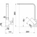 NOVASERVIS NOBLESS EDGE Mmosogató csaptelep, gránit/fekete 36713,GRB