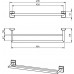 NOVASERVIS METALIA12 0224,0 KÉTRÉSZES TÖRÖLKÖZŐTARTÓ POLC 490 X 119 MM