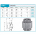 FERRO Univerzális visszacsapó szelep 1/2" JY503/15